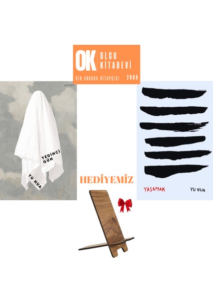 Yaşamak - Yedinci Gün / Yu Hua - 2 Kitap Set ( Telefon Tutucu Hediyemiz)