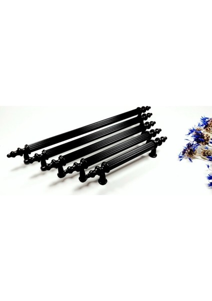 Zirve Elit 96 mm Mobilya Mutfak Çekmece Dolabı Dolap Kulpu Kulbu Kulpları - Siyah - 5 Adet indirimleri