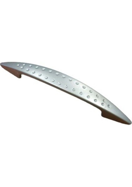 Merve Noktalı Çekmece Dolap Kapak Kulpu Kulbu 96 mm Parlak Metal Kulp (1 Adet)