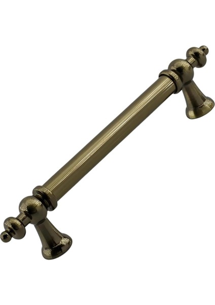 Tuğra Metal 160 mm 16 cm Mobilya Mutfak Çekmece Dolabı Dolap Kulpu Kulbu Kulpları Antik Sarı 8 Adet