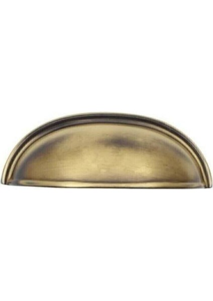 Tas Midye Çanak 64 mm Eskitme Dolap Çekmece Vestiyer Mobilya Kulpu (6 Adet)