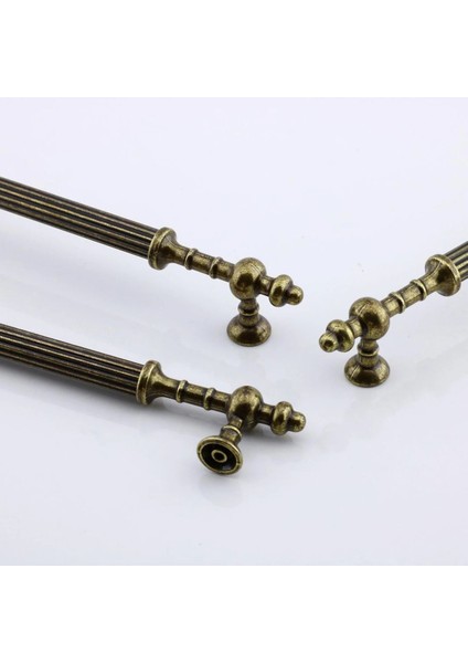 Saygın Eskitme Antik Sarı Metal Kulp 160 mm Mobilya Mutfak Dolabı Dolap Çekme Kulbu (2 Adet) fırsatları