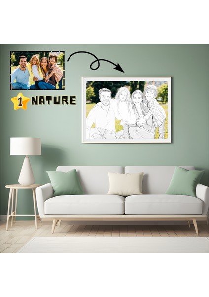 Çizim Hayatlar, Sketch Portre, Modern ve Karakalem Illüstrasyon, Hediyelik Hatıra Portre