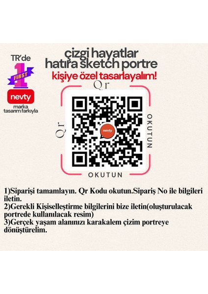 Çizim Hayatlar, Sketch Portre, Modern ve Karakalem Illüstrasyon, Hediyelik Hatıra Portre indirimleri