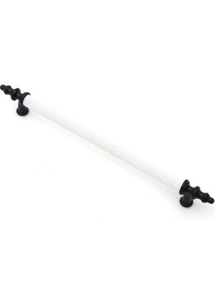 Zirve Elit 160 mm Mobilya Mutfak Çekmece Dolabı Dolap Kulpu Kulbu Kulpları - Beyaz-Siyah - 6 Adet fiyatları