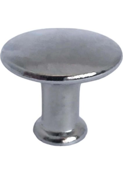 Düz Düğme Çekmece Dolap Dolabı Kulpu Kulbu Krom Metal Daire Kulpları Mobilya Mutfak (1 Adet) fırsatları