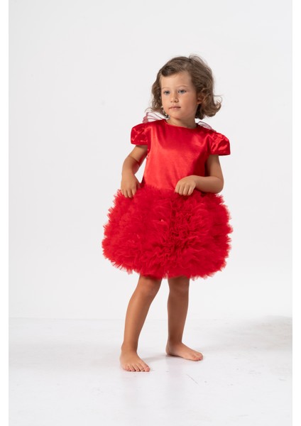 Kız Bebek Kız Çocuk Doğum Günü Parti Düğün Elbise Tüllü Tütü Astarlı Çocuk Giyim bebek giyim Elbyknttutul fiyatları