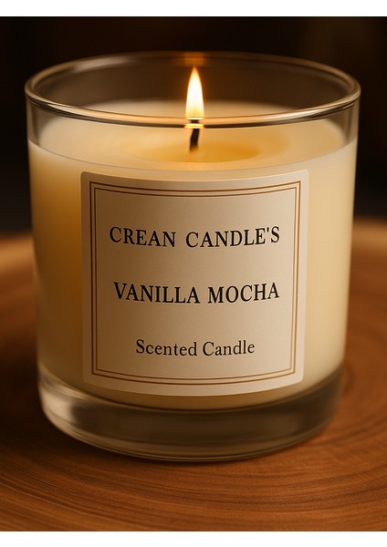Candle’s Kokulu Mum Vanilla Mocha Aroması │ 100 ml Premium & Eşsiz Koku │