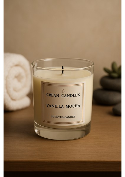 Candle’s Kokulu Mum Vanilla Mocha Aroması │ 100 ml Premium & Eşsiz Koku │