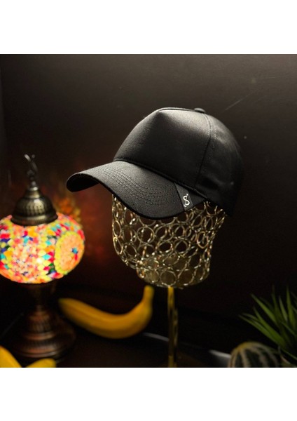 Erkek & Kadın Günlük Düz Siyah Unisex Şapka / Günlük Spor Yazlık Şapka