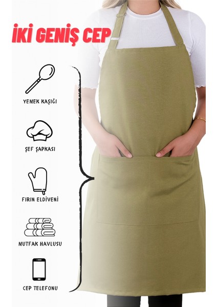 4 adet simple ayarlanabilir askılı mutfak önlüğü modelleri