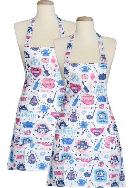 Raşel ikili Paket Sıvı Geçirmez Mutfak Önlüğü