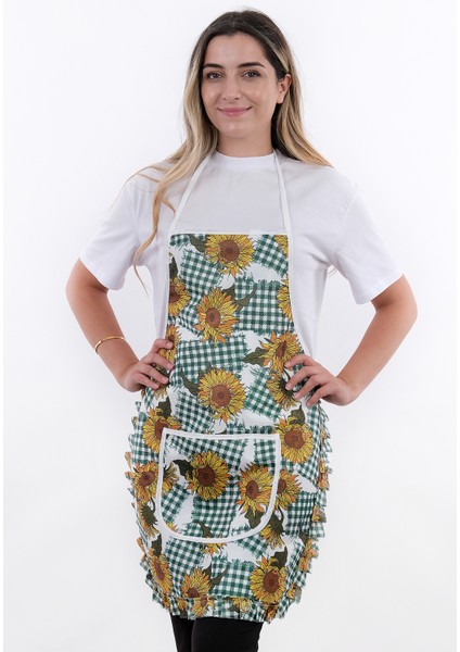 Jarse Frilly Sıvı Geçirmez Su Geçirmez Mutfak Önlüğü fiyatları