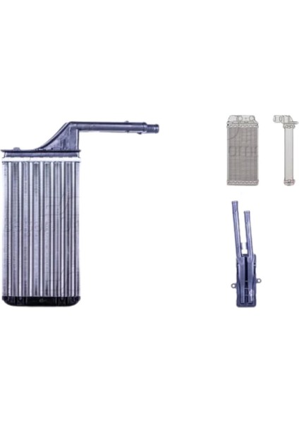 Kalorifer Radyatörü Mekanik Mt-At 234X138X42 mm – 6448.72-AUTOLUX- Cıtroen Ax 91-04 Arası Uyumlu