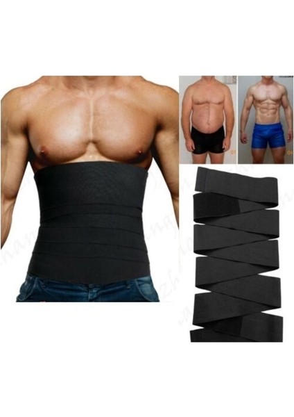Waist Trainer Dolamalı Kum Saati Görünümü 4 M Sarma Bel Korsesi fırsatları