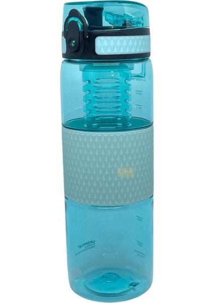 700ML Yeni Koleksiyon Silikon Gövdeli Detoks Aparatlı Tritan Su Matarası