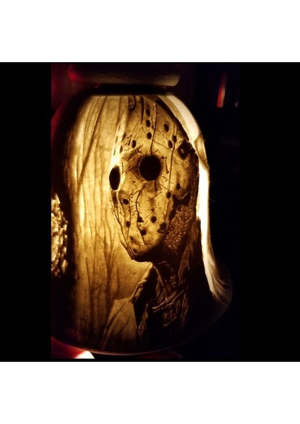 Freddy Jason Testere Lithophane Abajur (Plastik Aparattır!!!)