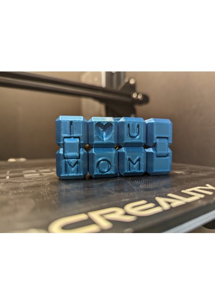 Seni Seviyorum Anne Fidget Cube (Plastik Aparattır!!!)