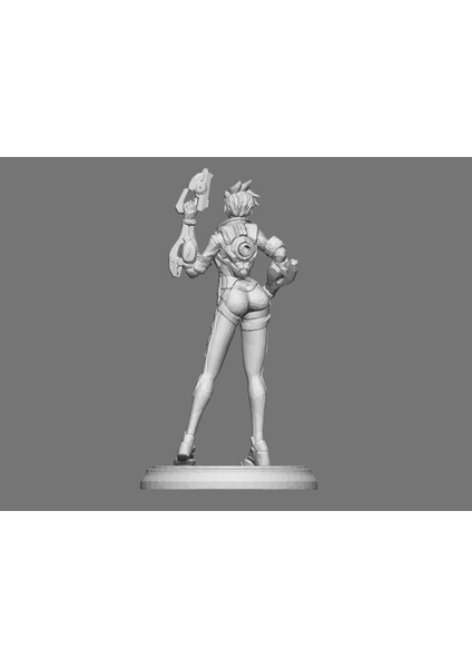 Overwatch - Tracer - Tam Karakter - Düşük Poli. Açıklamada Hi-Poly Versiyonu. (Plastik Aparattır!!!)