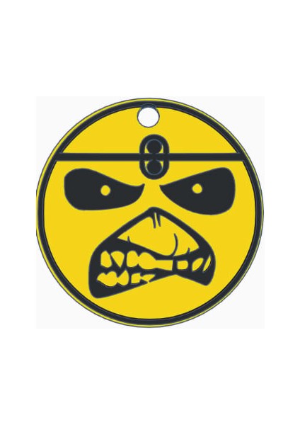 Iron Maiden Eddie Anahtarlıklar Gülümseme (Plastik Aparattır!!!)