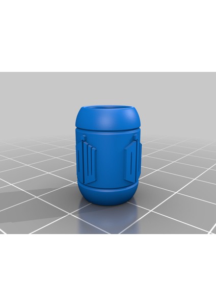 Doctor Who Küresel Silindir Sakal Boncuğu (Plastik Aparattır!!!)