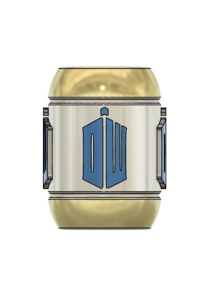 Doctor Who Küresel Silindir Sakal Boncuğu (Plastik Aparattır!!!) modelleri