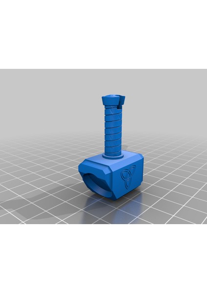 Thor'un Çekici (Mjolnir) Buzdolabı Mıknatısı (Plastik Aparattır!!!)