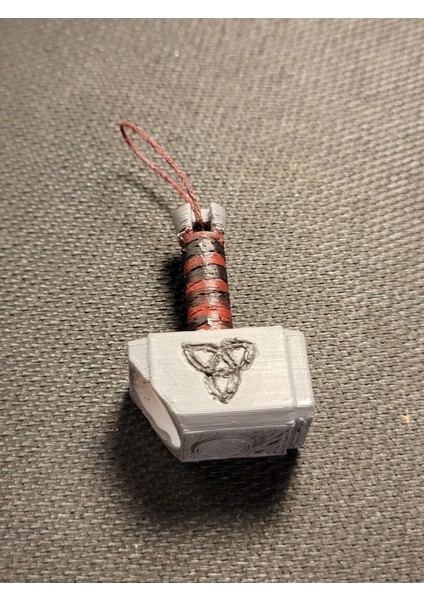 Thor'un Çekici (Mjolnir) Buzdolabı Mıknatısı (Plastik Aparattır!!!)