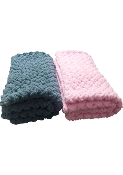 Yağmur Home Puffy El Örgüsü Bebek Çocuk Battaniyesi modelleri