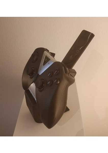Nvidia Shield Denetleyici (2016) + Uzak Stand. Steam Kontrolcüsü Mükemmel Uyum Sağlar (Plastik Aparattır!!!)