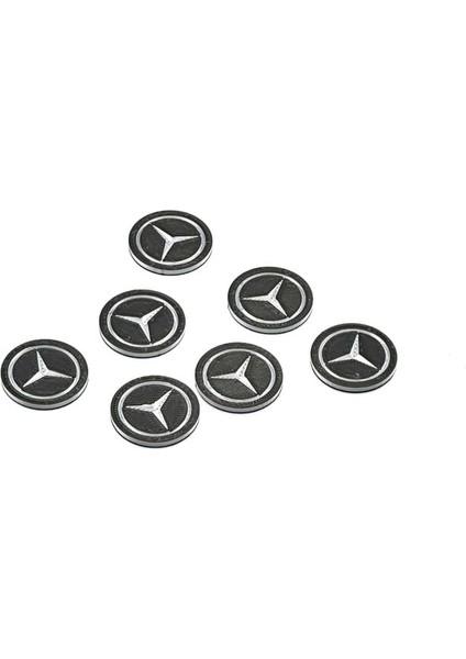 1€ Boyutunda Alışveriş Sepeti Çip Yıldızı, Madeni Para (Plastik Aparattır!!!)