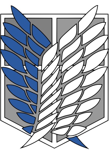 Attack On Titan'dan Survey Corps Logosu (Plastik Aparattır!!!)
