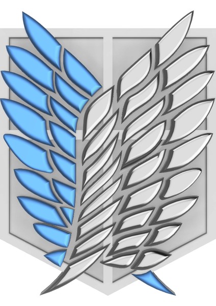 Attack On Titan'dan Survey Corps Logosu (Plastik Aparattır!!!)