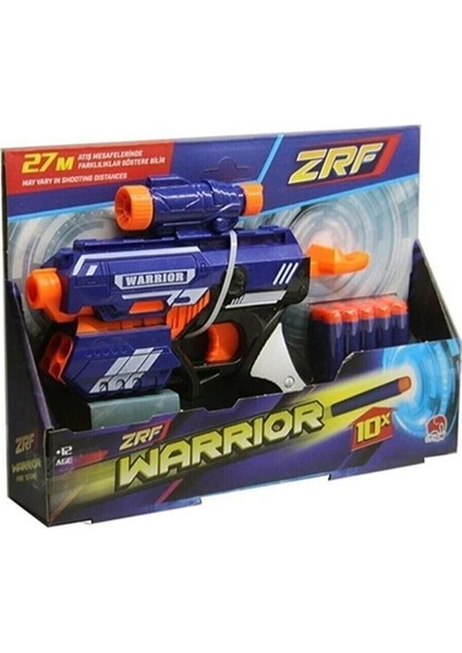 Nerf Benzeri Sünger Mermi Atan Dürbünlü Lazerli Kaliteli Oyuncak Tabanca