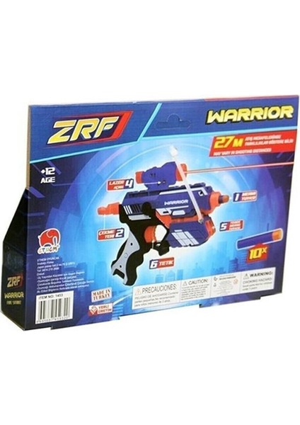 Nerf Benzeri Sünger Mermi Atan Dürbünlü Lazerli Kaliteli Oyuncak Tabanca