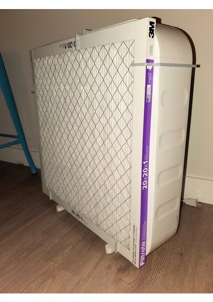 Box Fan Klipsinden Fırın Filtresi - Hava Temizleyicisi (Plastik Aparattır!!!)