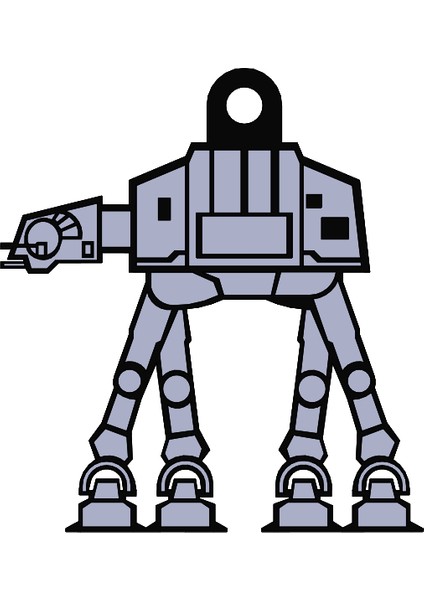 At-At Yıldız Savaşları Anahtarlık (Plastik Aparattır!!!)