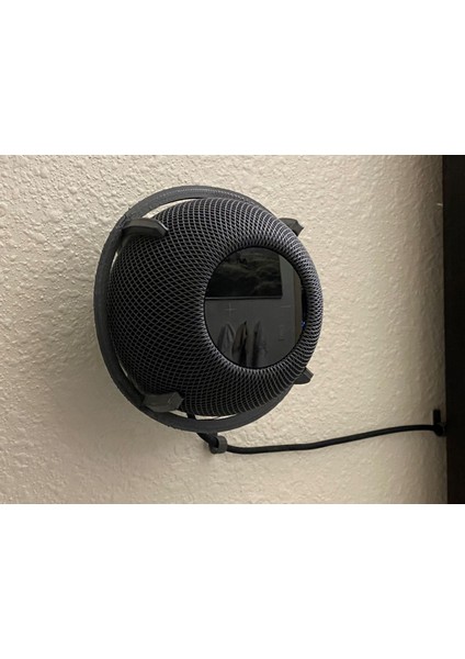 Apple Homepod Mini Duvar Montajı + Germe Halkası (Plastik Aparattır!!!)