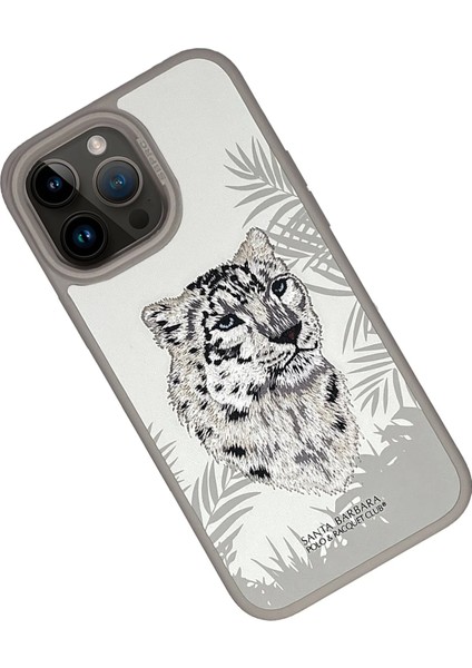 iPhone 15 Pro Uyumlu Savanna Serisi Leopard Kılıf