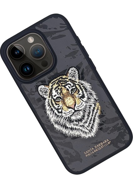 iPhone 15 Pro Uyumlu Savanna Serisi Leopard Kılıf