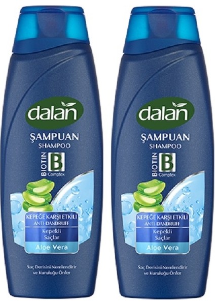 Şampuan Aloe Vera Özlü 450 ml x 2 Adet