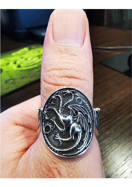 Game Of Thrones - Targaryen Yüzüğü (Plastik Aparattır!!!)