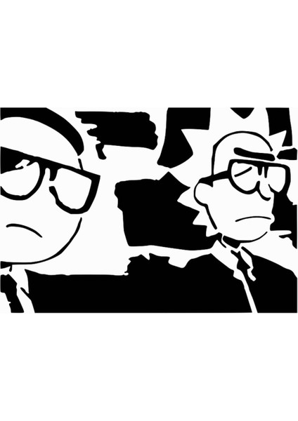Rick ve Morty Kalıp 5 (Plastik Aparattır)