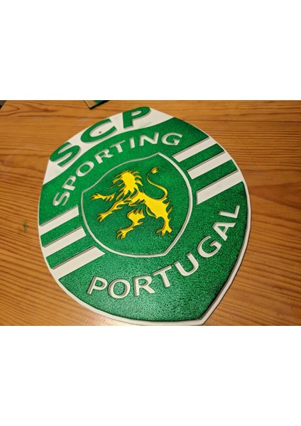 Sporting Clube De Portekiz Scp Logosu (Plastik Aparattır)