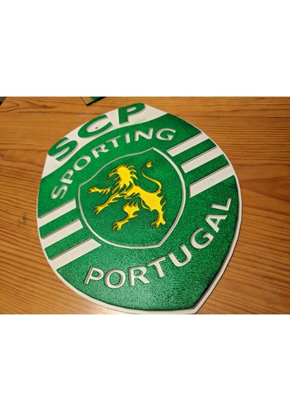 Sporting Clube De Portekiz Scp Logosu (Plastik Aparattır)