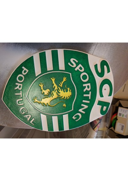 Sporting Clube De Portekiz Scp Logosu (Plastik Aparattır)