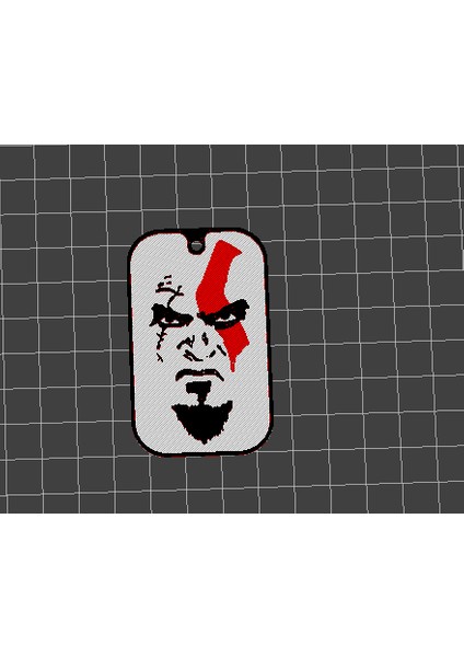 Kratos - Savaş Tanrısı Anahtarlığı (Plastik Aparattır)