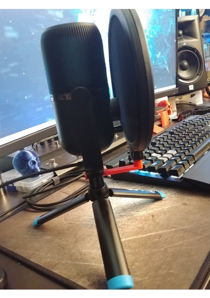 Jlab Audio Için Pop Filtresi - Talk Profesyonel USB Mikrofon (Plastik Aparattır!!!)