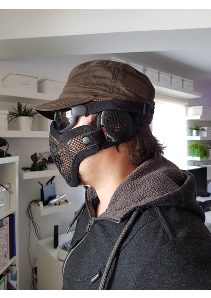 Örgü Maskesi Için Airsoft Kulak Koruması (Plastik Aparattır!!!) modelleri