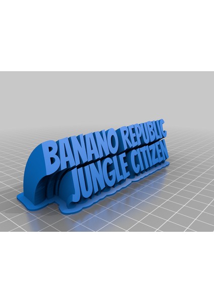 Banano Cumhuriyeti - Jungle Vatandaş Rozeti (Plastik Aparattır!!!)